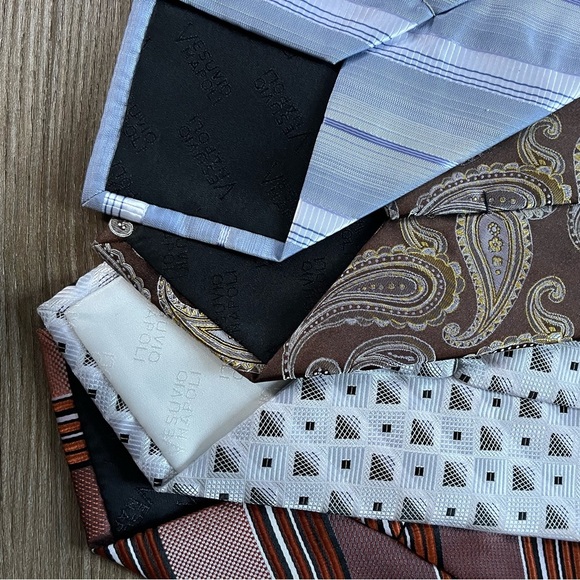 Set of 4 Vesuvio Napoli Men's Ties - Picture 8 of 8